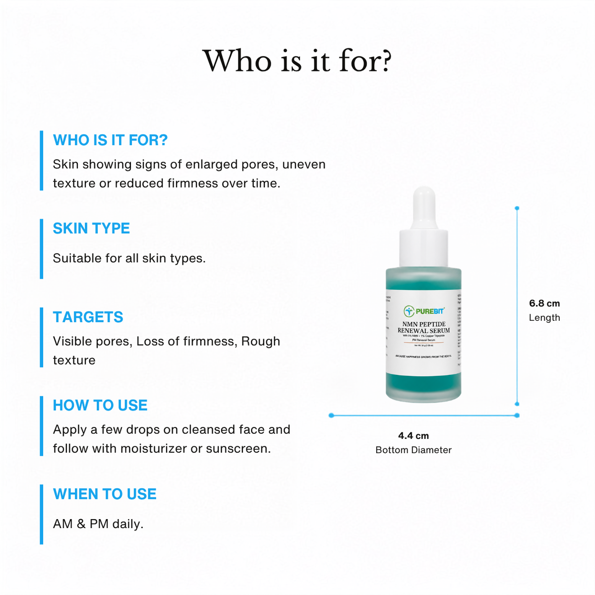 NMN Peptide Renewal Serum