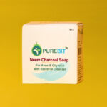 Neem Charcoal Soap (for Acne/ Oily Skin) by PUREBIT
